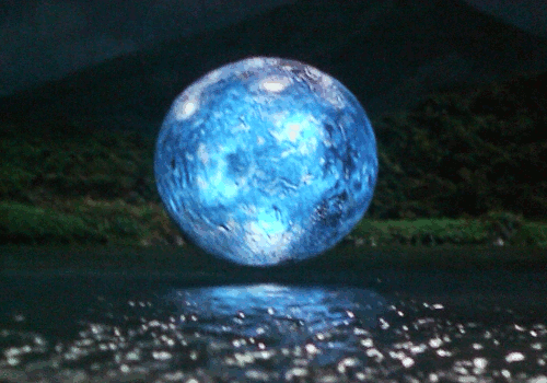 青い球体